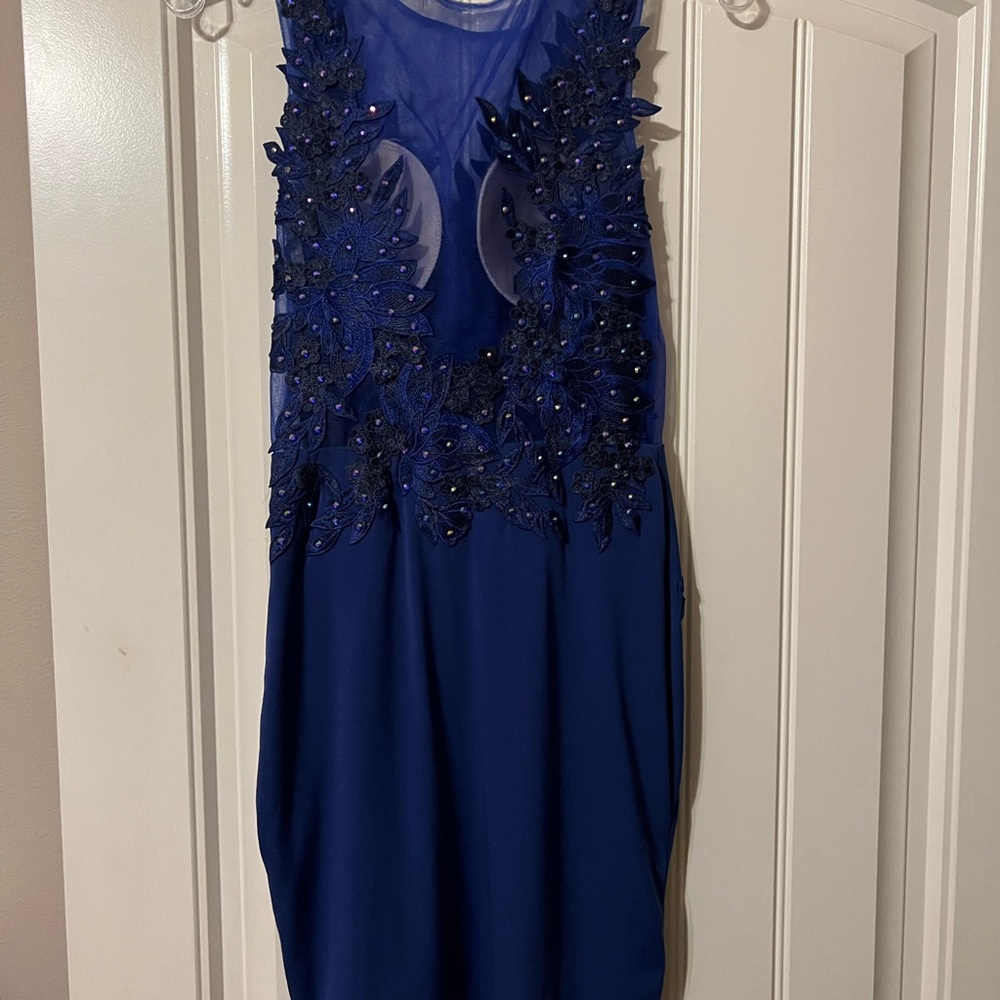 Short blue dress - size 4
